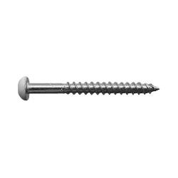 Round Wood Screw (Double Row Thin Body)