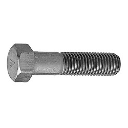 Iron Small Hex Bolt (half threaded screw) (fine)