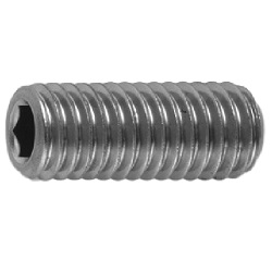 Hexagon Socket Set Screw, Indented Tip, by Nissan Screw Co., Ltd.