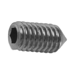 Hexagon Socket Set Screw, Pointed Tip, by Ansco SSHTI-ST-M2.6-8