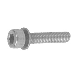 Hexagon Socket Bolt (Cap Screw) P = 1 (w/integrated JIS Small W), by Tomishin