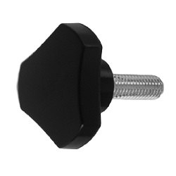 Knob Bolt, Black