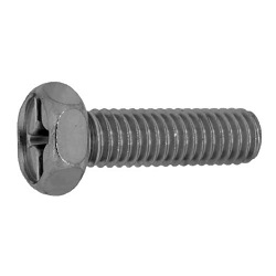 Small Upset Screw, Phillips/Flathead Socket