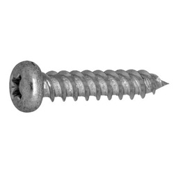 (+) A Pan, Double-Threaded Screw