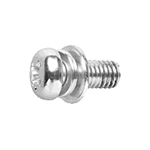 Cross-Head Pitak Pan Head Screw P = 4 (SW + JIS Small Flat W) for Thin Plate