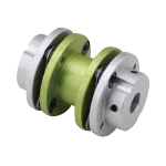 Long Disc-Shaped Coupling, Set Screw Type (Double Disc)