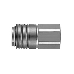 S Coupler Stainless Steel KKA Series, Socket (S) Female Thread Type