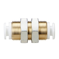 Flame-Retardancy FR Quick-Connect Fitting KR-W2 Series Bulkhead Union KRE-W2