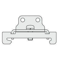 Speed Controller With One-Touch Fittings, In-Line Type, AS Series, DIN Rail Mounting Bracket