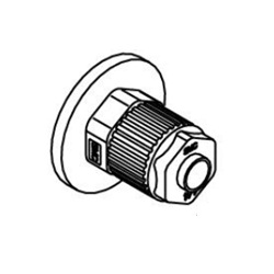 Union Flange LQ1F Metric Size Fluoropolymer Fittings / Hyper Fittings