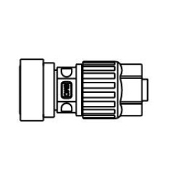 Fluoropolymer Pipe Fitting, LQ3 Series, Female Connector, Metric Size