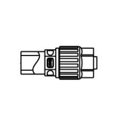 Fluoropolymer Fittings Hyper Fittings Straight Adapter LQ3A Metric Size