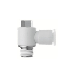 Stainless Steel One-Touch Pipe Fitting KQ2-G Series, Universal Elbow Union Fitting KQ2V-G (Sealant / No Sealant)