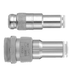 S Coupler KK Series, Socket (S) Straight Type With One-Touch Fitting