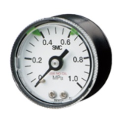 Pressure Gauge For Clean Regulator / With Limit Indicator G46-SRA/B Series G46-2-01M-SRB