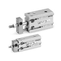 CUK Series Free Mount Cylinder, Non-Rotating Rod Type, Single Acting, Spring Return/Extend CDUK10-15S-A93-XC34