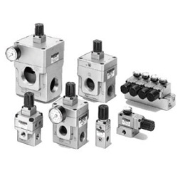 Power Valve: Precision Regulator VEX1□3 Series VEX1B33-GN