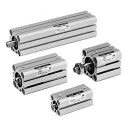 CDLQG63-75DCM-F-A93VL | CLQ Series Compact Cylinder With Lock