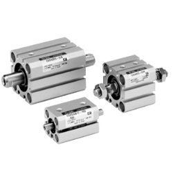 Compact Cylinder, Standard Type, Double Acting, Double Rod CQSW Series CDQSWB12-10D-M9BVLS-X235