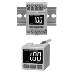 2-Color Display Digital Pressure Sensor Controller PSE300 Series PSE301-MC