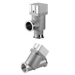 Stainless Steel High-Vacuum Angle Valves / In-Line Valves, Normally Closed, Bellows Seal, XMA/XYA Series XMA-40J