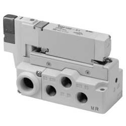 5-Port Solenoid Valve, Plug-In Unit, Sub-Plate Single Unit VQ2000 Series