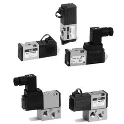 3-Port Solenoid Valve, Direct Operated Poppet Type, Rubber Seal, VK300 Series VK332-2G-01F