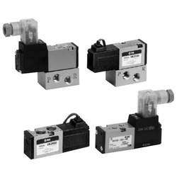 5-Port Solenoid Valve, Direct Operated Poppet Type, Rubber Seal, VK3000 Series VK3120-2H-M5-F