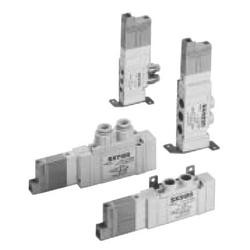 5-Port Solenoid Valve, Body Ported, Single Unit (SX3000/SX5000/SX700 Series) SX3120-5MOZD-C6-F2