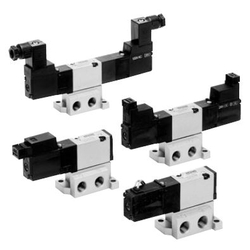 5-Port Solenoid Valve, Base Mounted, VZ3000 Series