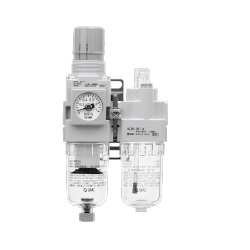 Air Combination, Filter Regulator + Lubricator AC20A-B To AC60A-B Series AC40A-04-V-B