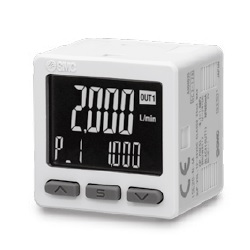 3-Screen Digital Flow Monitor, PFG300 Series PFG310-SV-M-LBF