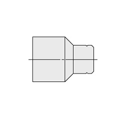 Fluoropolymer Pipe Fittings Hyper Fitting LQ3 Series Optional Blanking Plug