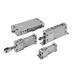 MLU Series Plate Cylinder With Lock MDLUB25-300D-F-M9NWVL