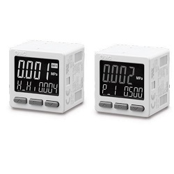 2+ Analog Output 3-Screen Display Digital Pressure Switch, ZSE20A(F) / ISE20A ISE20A-Y-M-M5-JA2