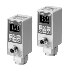 2-Color Display Digital Pressure Switch ISE75H Series for General Fluids ISE75H-02-65