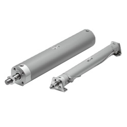 Standard Air Cylinder With Improved Water Resistance Double Acting / Single Rod CG1 Series CDG1BA50R-100Z-H7BAL-XC6