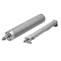 Air Cylinder With Built-in Quick-Connect Fitting, Standard Type, Double Acting, Single Rod CG1 Series CDG1BN20F-25-M9BW