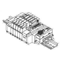 5-Port Solenoid Valve, SY3000/5000 EX510 Compatible, Base Mounted Plug-in Type