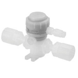 Chemical Liquid Valve Mon-Metallic Exterior, Air Operated Type, Flare Integrated Fitting, Space Saving LVQ30S-Z11-6