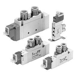 UL Standard Compliant 5-Port Solenoid Valve, Body Ported, SY3000/5000/7000/9000 30-SY9120-5GS-03-Q