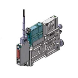 Vacuum Unit, Vacuum Ejector System, ZK2□A Series, Single Unit Vacuum Ejector + With Valve + With Energy Saving Function