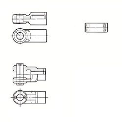 Knuckle Joint for Air Cylinder CS1, CNS, CLS Series