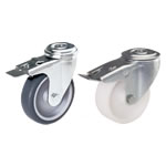 Insertion Type Double Brake Caster