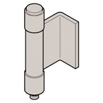 Stainless Steel L-Shaped Concealed Hinge (2-Tube) B-1525