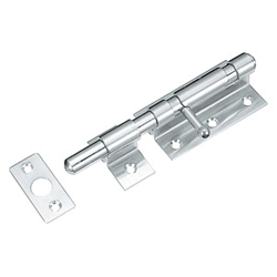 Barrel Slide Bolt Latch, Stainless Steel Large-Sized Round Slide Bolt C-1247