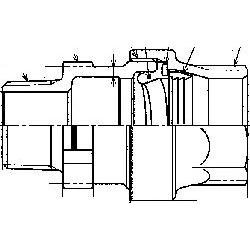 PEO-GM1-L Male Adapter (1 Type)