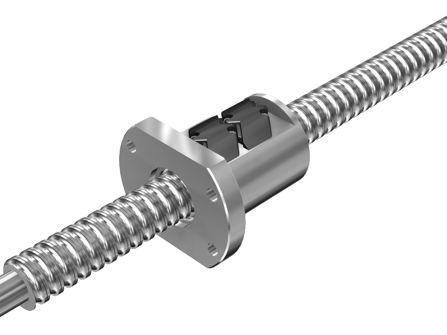 Rolled Ball Screw, No Preloading Type (Single Nut) BTK