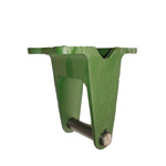 Ductile Caster Wide Type Fixed Type Bracket TK