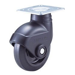 Noise-Reduction Caster, Nylon Rubber Wheel, Freely Rotating